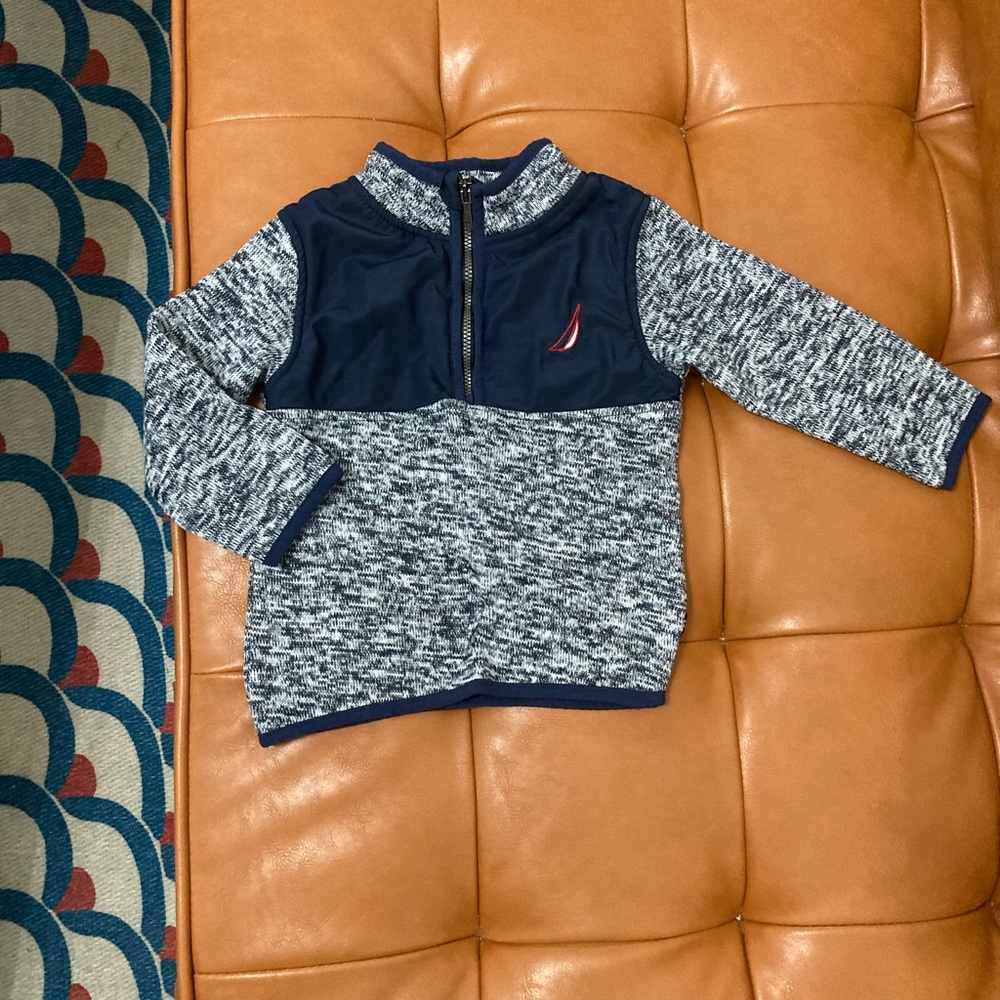 nautica zip up fleece (2T)
